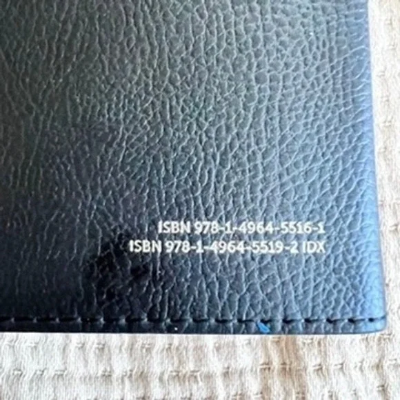 Tyndale NLT Life Application Study Bible 3rd Ed Black Onyx Leather Like NEW - Picture 6 of 11